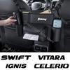 Geantă de depozitare pentru umerase mijloc pentru scaun auto pentru Suzuki ERTIGA SWIFT SX4 Jimny VITARA ALTO între scaune buzunare pentru telefon cu apă din țesut