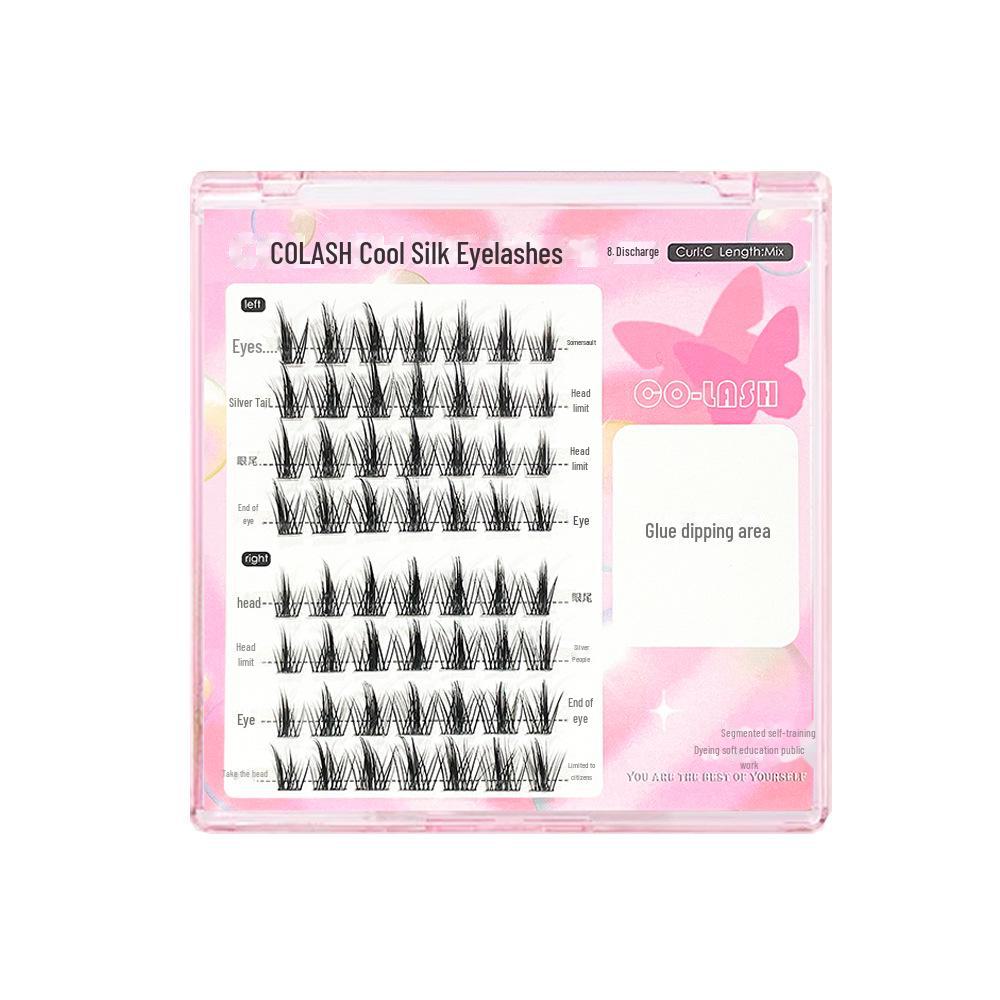 

Шелковые воздушные мультяшные ресницы: Натуральный, легкий и сегментированный кластерный дизайн для лета