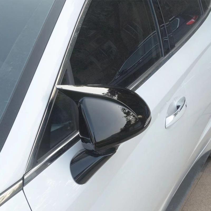 Carbon Fiber Horn Cover for 2020-2022 Hyundai Sonata Rearview Mirror Trim