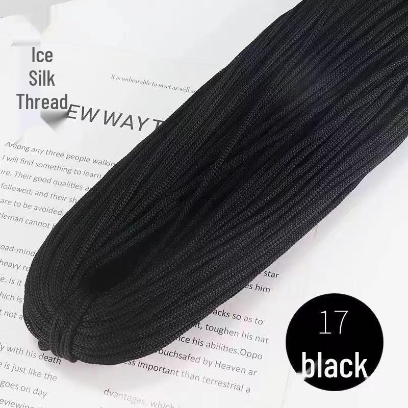 Lightweight Thick Ice Silk Yarn Hand-Knitted Hat & Large Bundle for Spring/Summer Crochet
