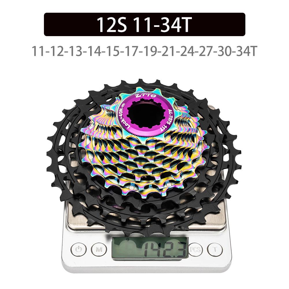ZTTO Ultralight 11/12 Speed Road Bike Cassette 11s 12s 11-28/30/32/34/36T ULT Sprocket Freewheel 112g~146g 11V 12V Gravel K7 HG