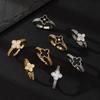 High-end Classic Four-leaf Clover Ring Casualcute Lucky Clover Women's Ring