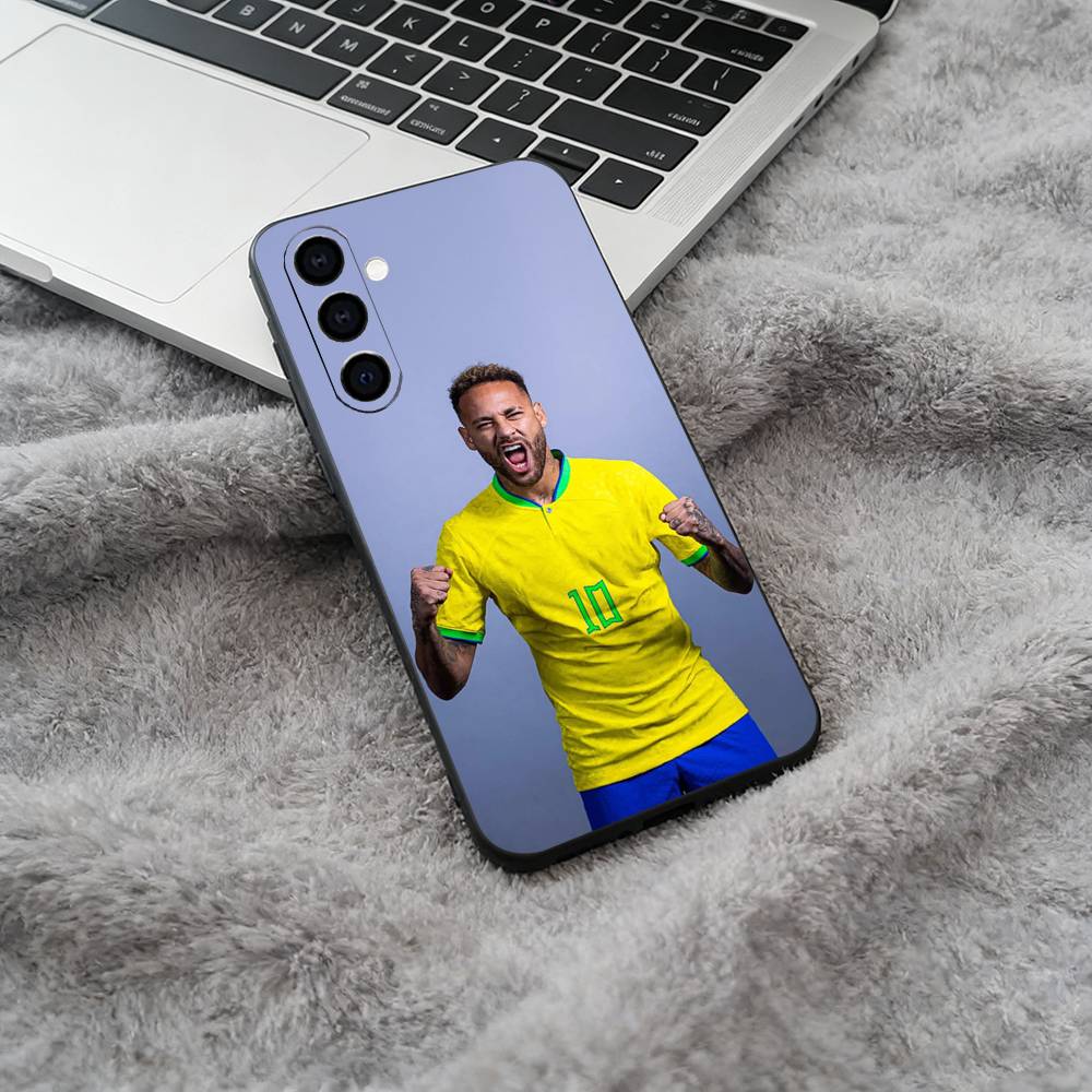 N-10-Neymar Black Soft Silicone Phone Case for Samsung Galaxy A73, A71, A72, A70, A53, A52, A51