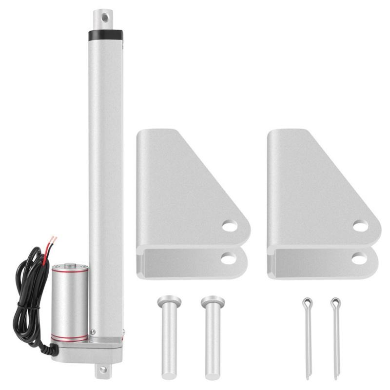 DC 12V 1000N Stroke 150-500mm Linear Actuator Lift Electric Motor Bracket (300mm)