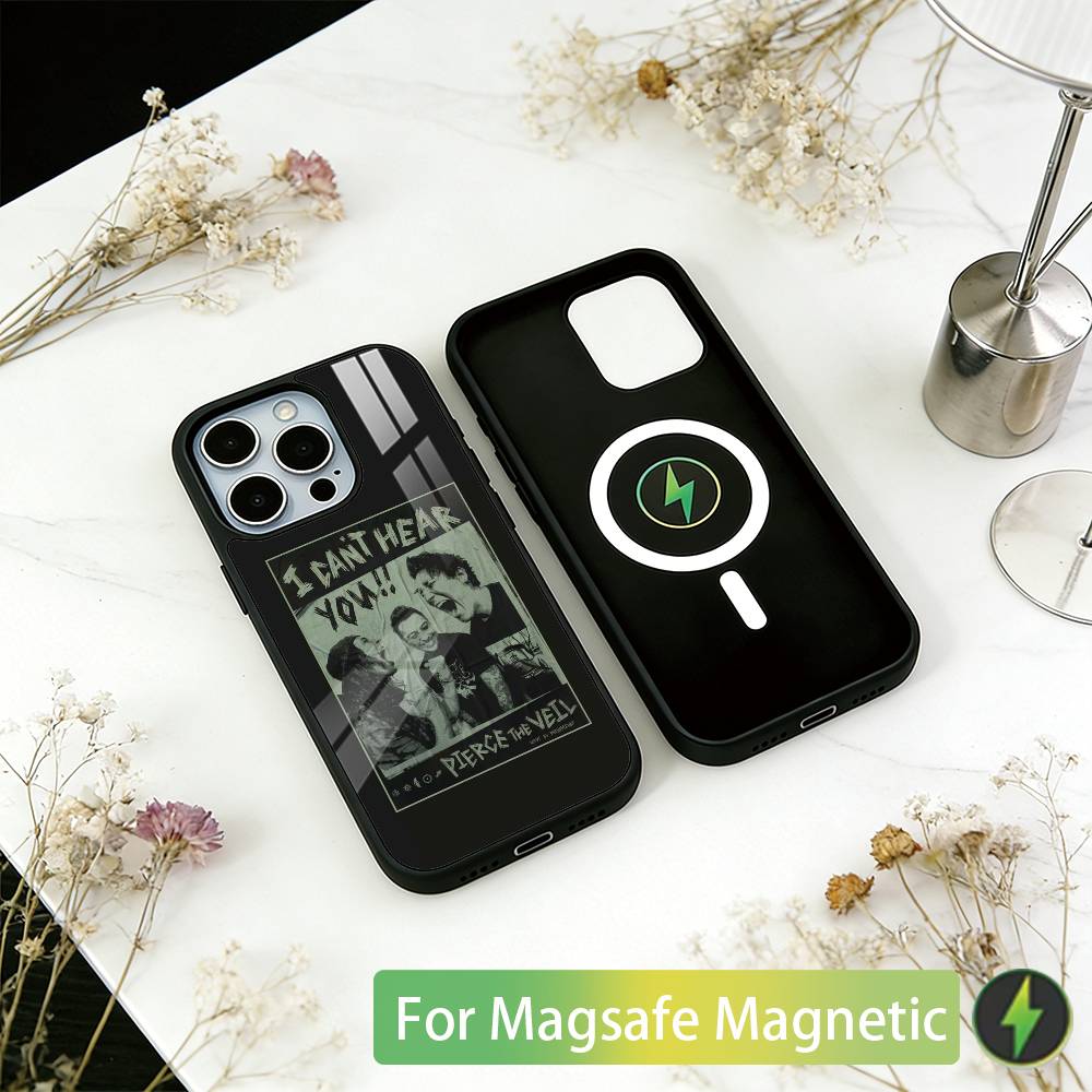 P-Pierce The V-Veil Band Phone Case For iPhone17,16,15,14,13,12,11 Plus,Pro Magnetic with Magsafe Wireless Charging iPhone11