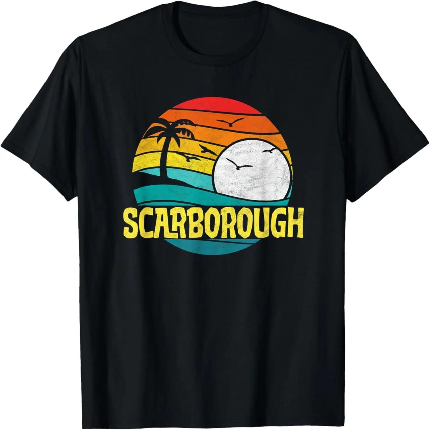 

Retro Scarborough Beach Sun & Surf Eighties Graphic T-Shirt XXXXXL чорний