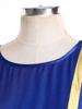 Womens Liturgical Dance Costume Round Neck Sleeveless Design Lace-up Sides Split Hem Satin Tunic