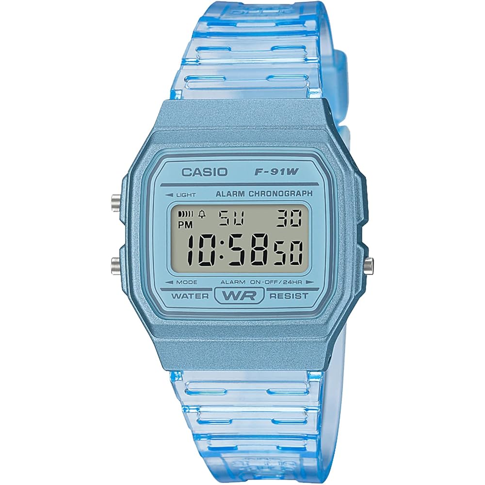 Casio Collection F-91WS-2JH Digital Watch Blue Color Classic Style