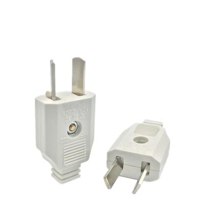 Adaptateur de prise de courant électrique CA mâle et femelle à 2 broches plates AU US American
