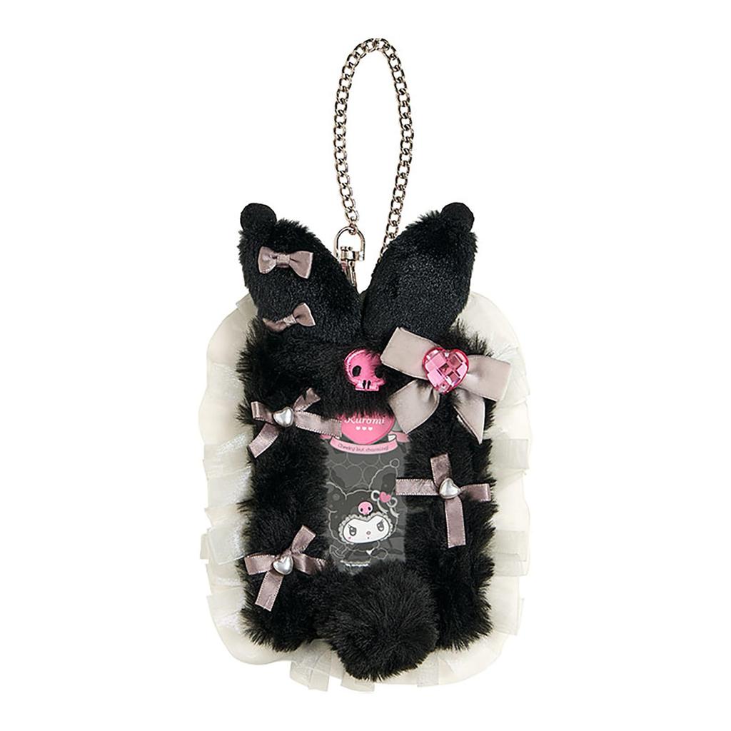 Sanrio Card Case Saro Mi PU Ages 550931 (Mellow Usa) Kuromi, Polyester, Steel, Leather, PVC, PP, 3+,