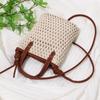 French Fries Bag Women's Summer Woven Small Bucket Bag Portable Shoulder Messenger Bag