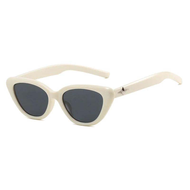 Triangular Star Cat Eye Sunglasses 2024 New GM Retro Glasses Men's And Women's Fashion Trend Concave Shape Shading Sunglass