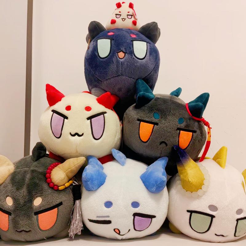 Arknights Official Shu Yu Ver Dragon Bubble Stuffed Plush Cotton Doll Soft Pillow Game Peripheral Decor Collect Christmas Gifts Cuddly Fluffy Huggable