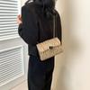 Chic Stylish Quilted Shoulder Bag Trendy Pu Square Crossbody Purse For Women 2024
