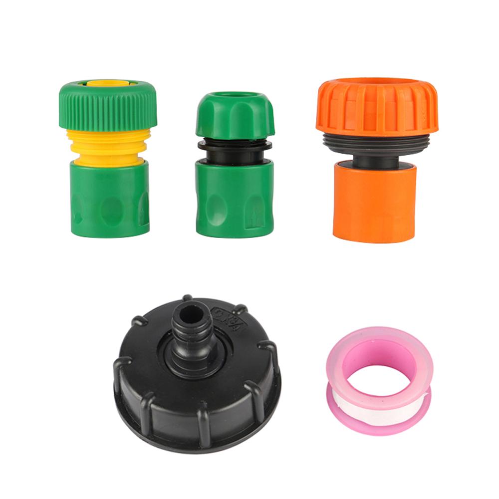 IBC Tank Adapter Replacement Valve Tap S60 Coarse Thread Reduce 1/2"3/4"1" Pipe Connection Water Tank Garden Irrigation Coupling