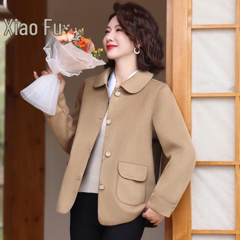 Women s Mid-Aged Spring Fashion Jacket 2XL
