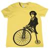 Kids Monkey On a Bike T-Shirt, Funny Vintage Bicycle Tee