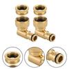 90-degree Connector Brass Hose Connection Garden Quick Coupling Adapter