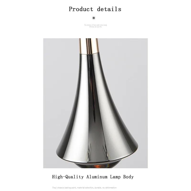 Lamp Mini LED Pendant Light, Modern Aluminum Anti-Glare Hanging Lights, Height Adjustagble Bedside Lamps For Dining Room Bedro