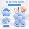 Flower Shaped Pen Cup 3D Printed Storage Holder for Makeup Brushes and Pens, Decorative Minimalist Desk Organizer Floral Organizer, Creative