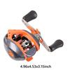 Baitcast Reel with Magnetic Braking System Outdoor Fishing Wheel 7.2:1 Gear Ratio Water Drop Wheel for Freshwater Saltwater