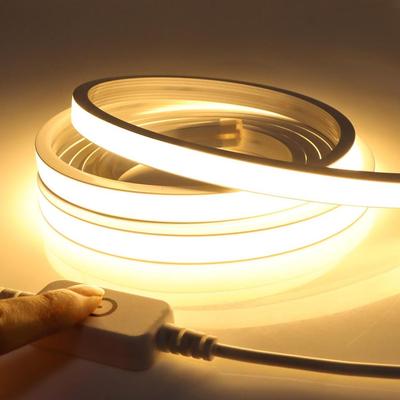 Ultrahelle LED-Unterschrankbeleuchtung, DC24 V, COB, 320 LEDs/m, Neonstreifen, wasserdicht, für Küche, Schrank, Schrank, Hintergrundbeleuchtung, Nachtbeleuchtung mit EU-Stecker