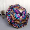 1pc Butterfly Mandala Art Folding Umbrella, Durable, Suitable for Outdoor Activities or Rain, Suitable for Commuting Yy251027064