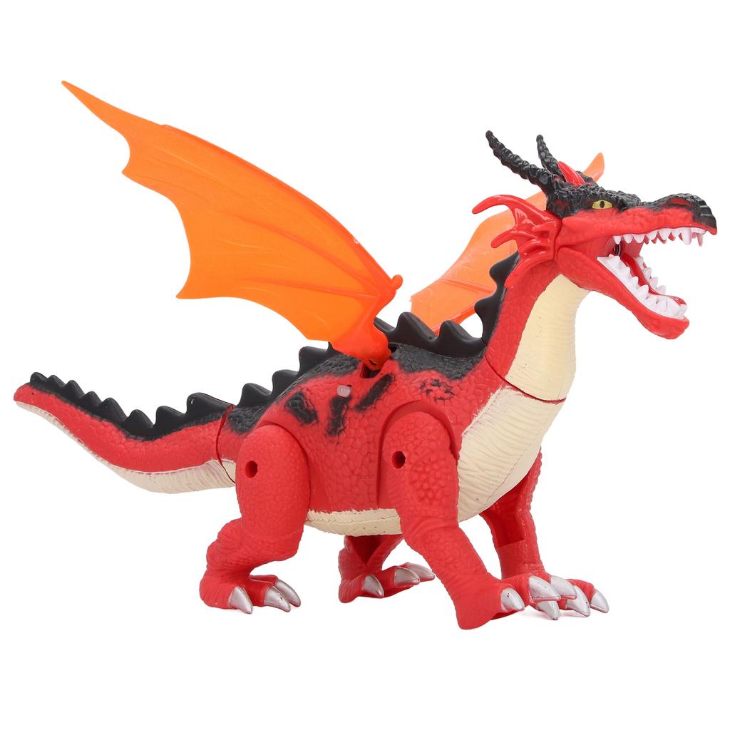 Electric Walking Dinosaur Toy Kid Home Funny Sound Light Dragon Toy with Simulated Flame Spray