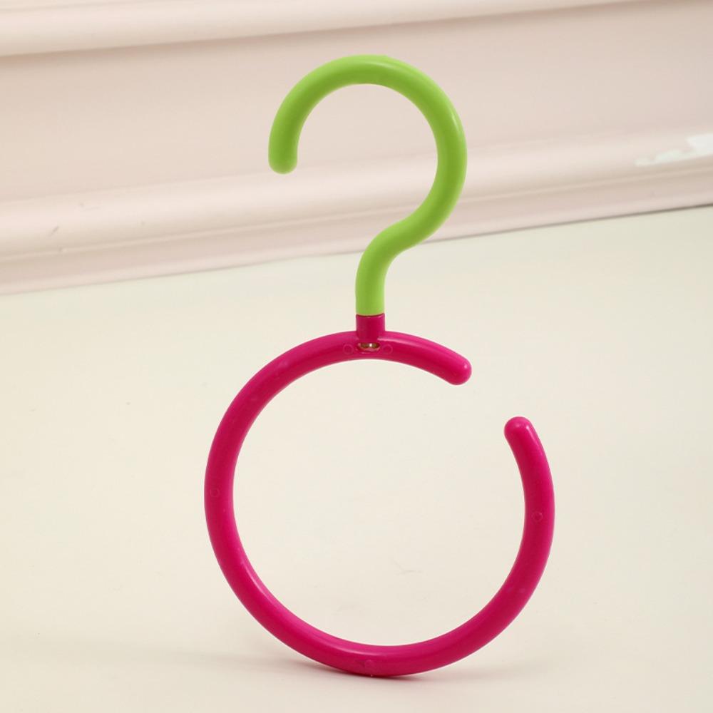 Portable Bedroom Scarf Racks Dopamine Storage Hook Gifts Round Scarf Tie Display Rack