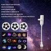 Flexible Neck Galaxy LED Projector 360 Degree Rotating Atmosphere Lamp Novelty Night Light  Dorm