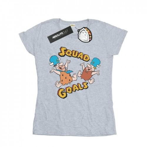 

The Flintstones Womens/Ladies Squad Goals Cotton T-Shirt білий