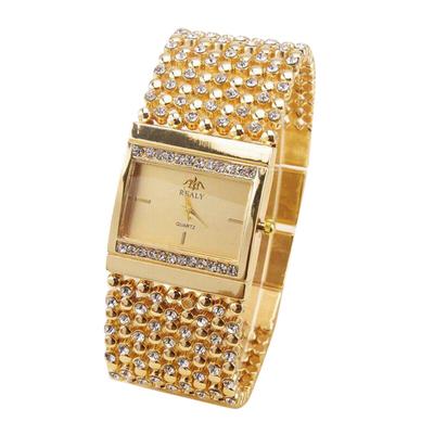 Luxury Diamonds Quartz  Watches for Women Square Dialsilver Band Ladies Dress Crystal Wristwatch Elegant Bracelet Kadın Saat