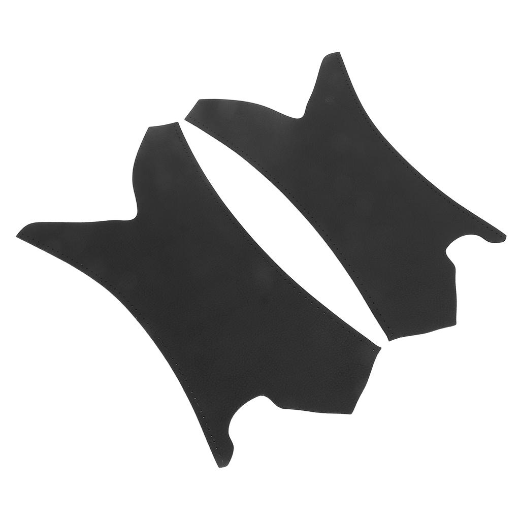 Inner Door Handle Cover PU Leather Interior Pull Handle Sewing Gloves for 316i 316d 318i 318d