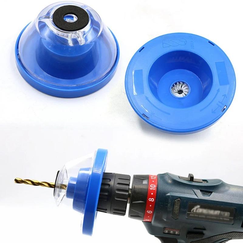 Fine Powder Settles Across The Room Products Drill Dust Collector & Display Case 4 - 10mm Power Tool Drill Bit Accessories