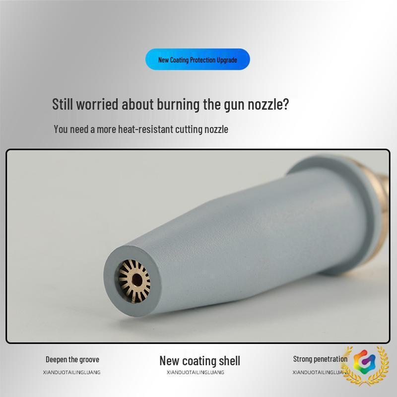G07-30 Split Coating Cutting Nozzle, G07-100 High-Temperature 8-Hole Propane Nozzle for Liquefied Gas Use.