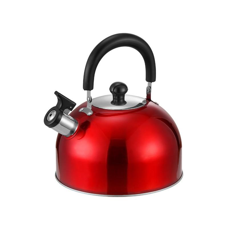 Stainless Steel Whistling Kettle Gas Stove Induction Cooktop 2.5L 3L 4L Modern Kitchen Water Boiler