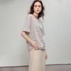 Women's Retro Striped Half-Sleeve T-Shirt