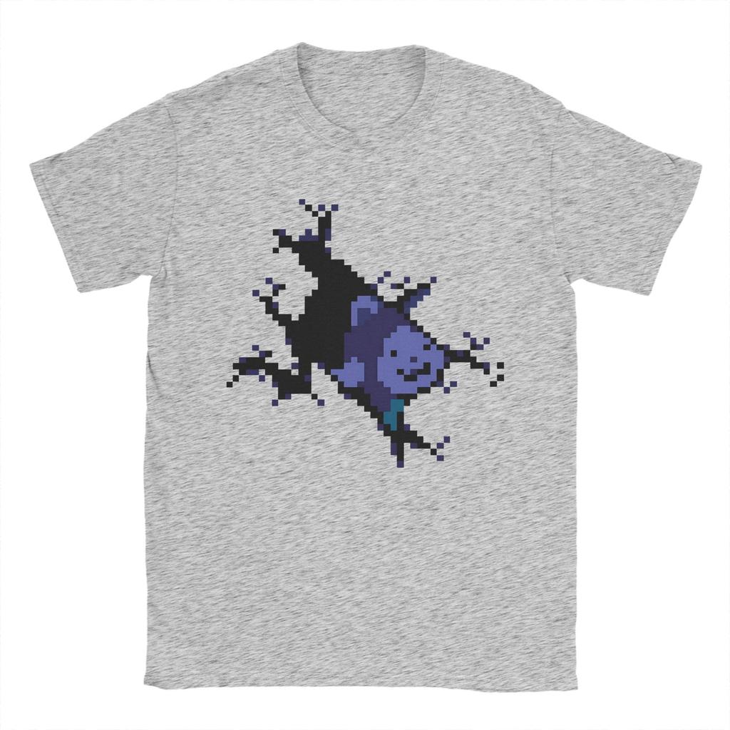 Men's T-Shirts Game Undertale Temmie Novelty Pure Cotton Tee Shirt Short Sleeve  T Shirt Round Neck Clothing Gift Idea