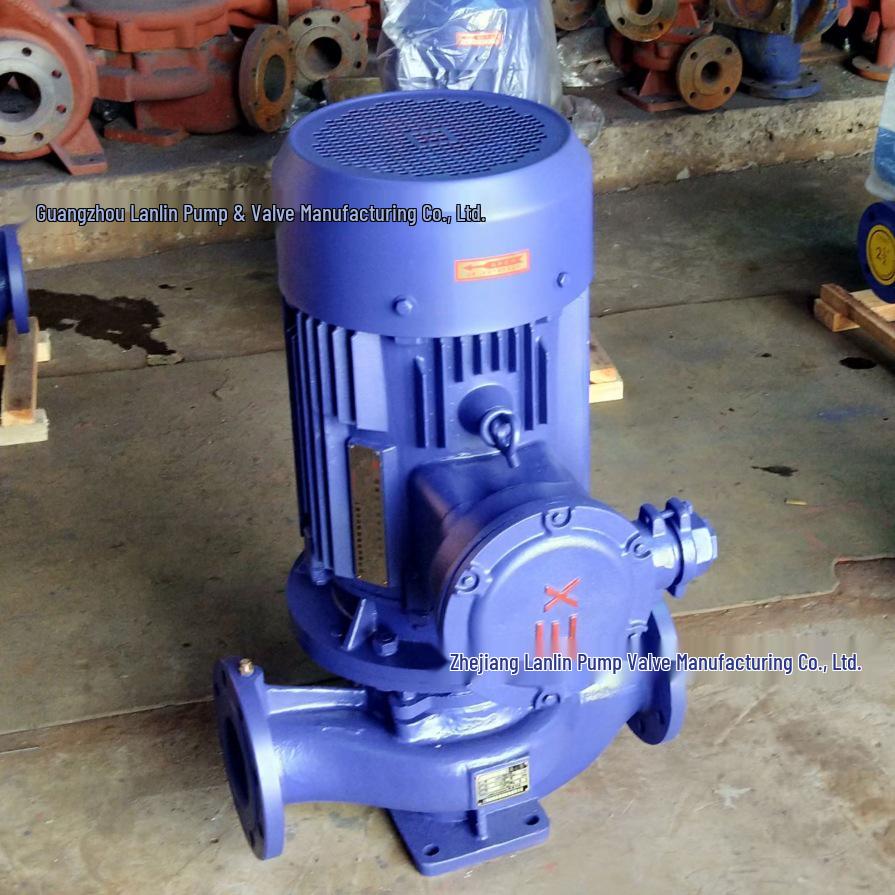 Vertical Single-Suction Clean Water Centrifugal Pump IRG80-350B Hot Water Circulation Booster Pump