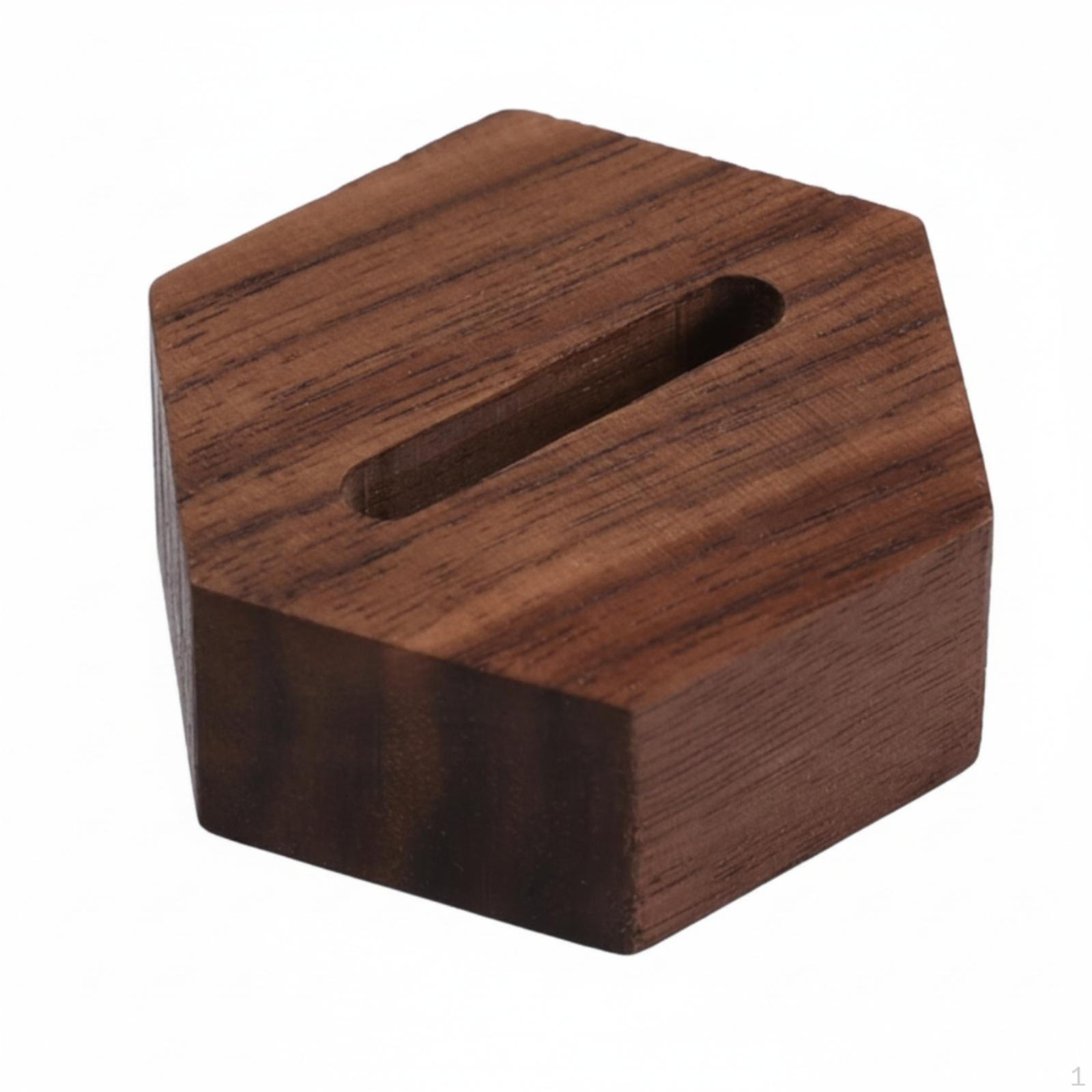 Walnut Wood Band Display Sturdy rack for Jewelry Store, Shop Counter, Market Stall
