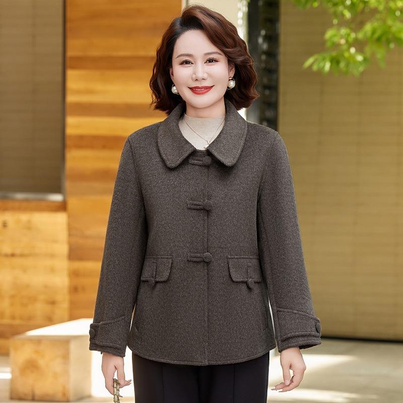 Small Autumn and Winter Double-sided Wool Jacket New Women's Temperament Short Woolen Top