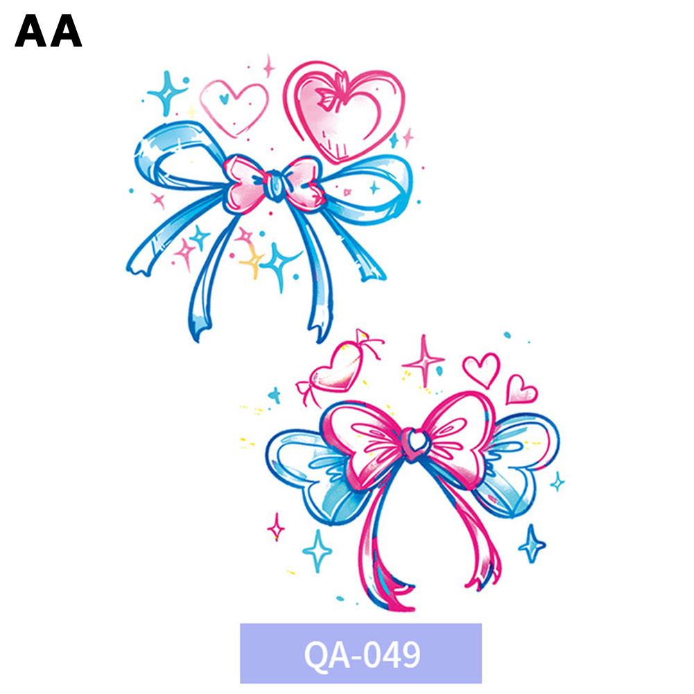 Barevné tetovací nálepky motýlů Vodotěsné Dlouhotrvající Roztomilé Japonské Dopamin Omyvatelné Tetování St G1S6