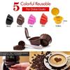 3ST Återanvändbar kapsel kaffekoppsfilter Kaffekoppshållare Podsil för Nestlé Dolce Gusto Office hemkaffemaskinstillbehör