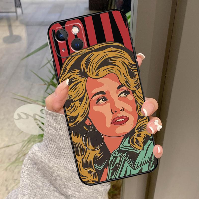 Dolly Parton Case For iPhone 17 Pro Max 16 15 13 12 11 14 Pro Max Plus 13 12 Mini 16e 17 Air Back Cover