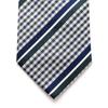 [Michiko London] Marken-Krawatte, Hergestellt in Japan, Italienischer Stoff, Seiden-Jacquard-Webart, Karomuster, Streifen, Business, Normale Größe (D.: Grün)