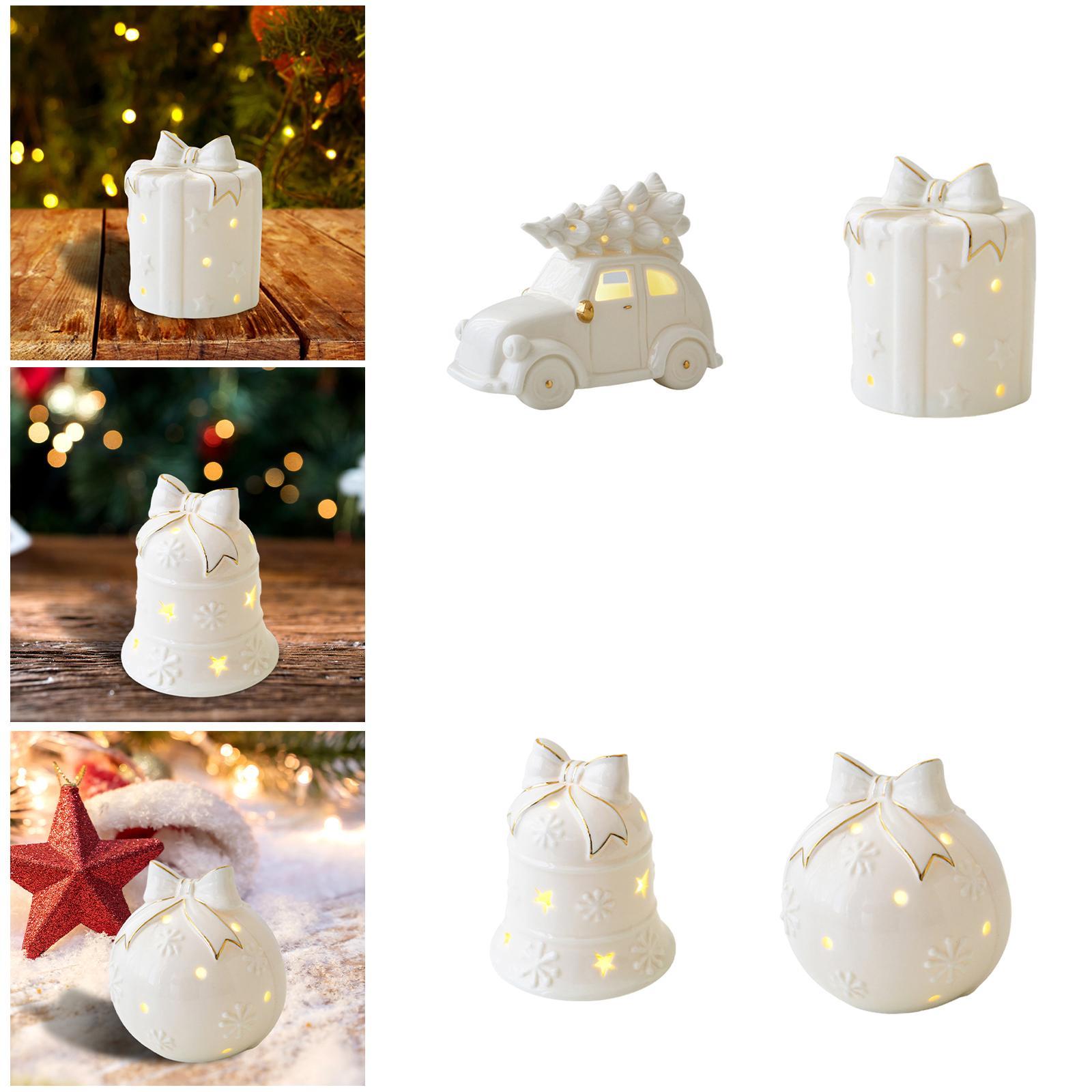 

Christmas Decoration Sculpture Night Light Home Decor Prop Lighted Statue for Wedding TV Stand Bedroom Desktop Fireplace Mantel