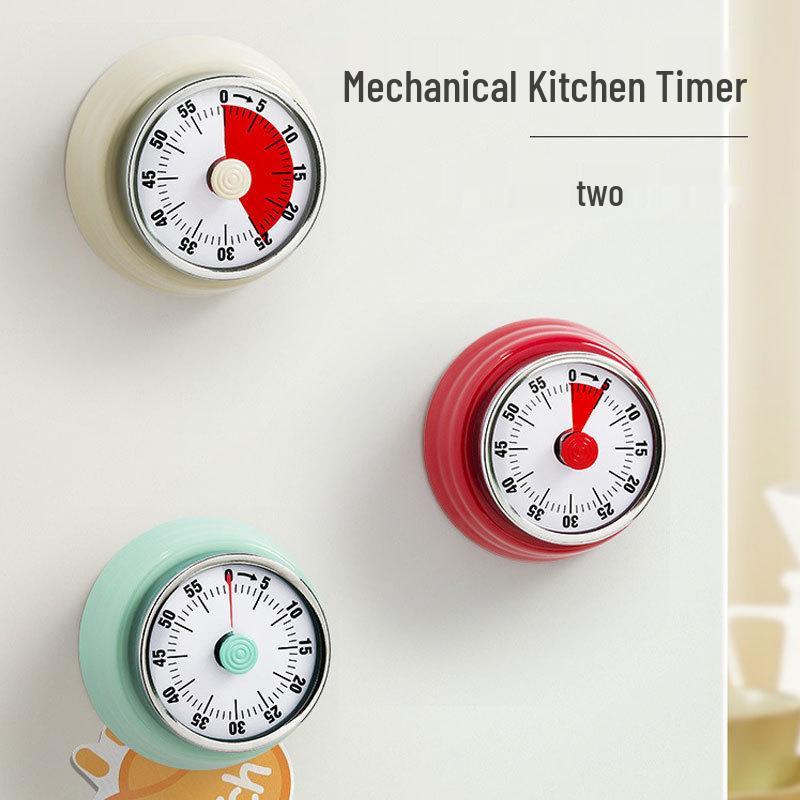 Magnetic Kitchen Timer: Visual Countdown Clock with Alarm