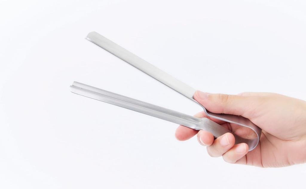 Yoshikawa EA to CO Iitoko Shibolu (Shibolu) Squeezing Tongs, Retort Pouch, Total Length 18.3cm, Stainless Steel, Tsubame-Sanjo, Made in Japan, AS0061