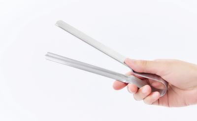 EA To CO Iitoko Shibolu (Shibolu) Squeezing Tongs, Retort Pouch, Total Length 18.3cm, Stainless Steel, Tsubame-Sanjo, Made In Japan, AS0061