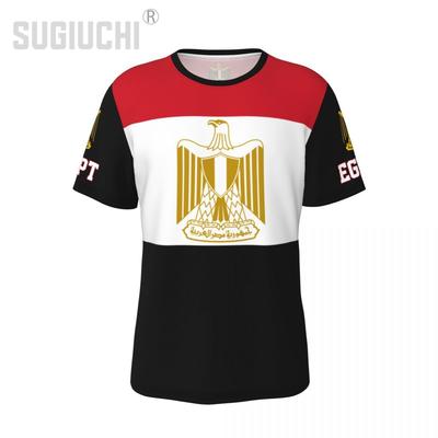 Unisex Nation T-Shirt Ägypten Flagge Ägyptische T-Shirts Trikot für Männer Frauen Fußball Fußball Fans Geschenke individuelle Kleidung T-Shirt